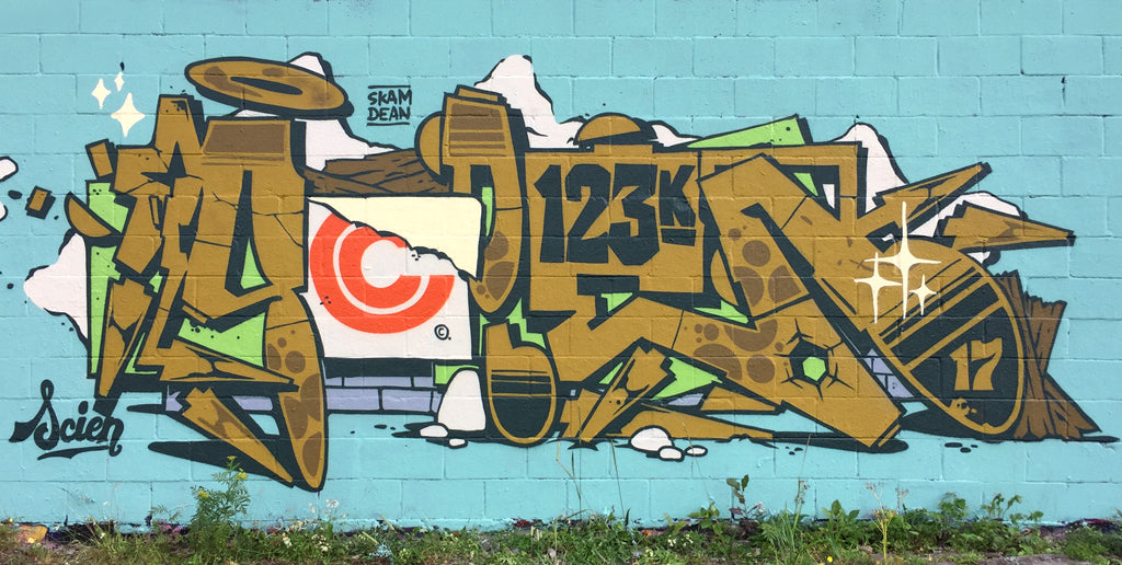 scien 123klan montreal graffiti montana colors mtn94 bandit1sm graffiti art