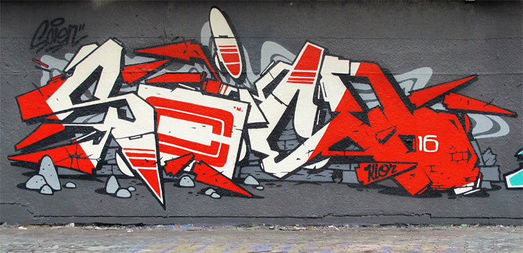 scien graffiti 123klan art 