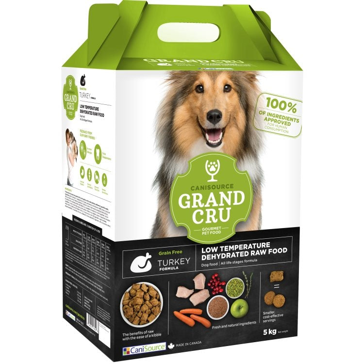 CaniSource Grand Cru Turkey Formula Dehydrated GF Dog Food