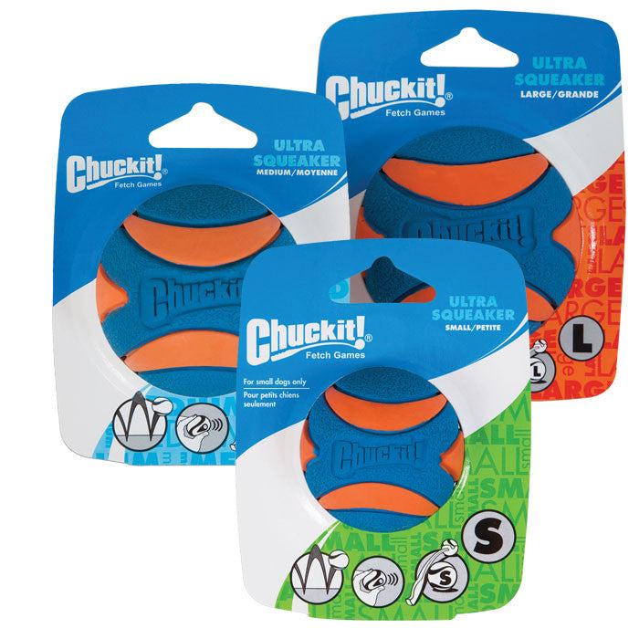 chuckit ultra squeaker ball