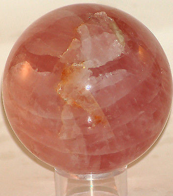 hige rose quartz sphere