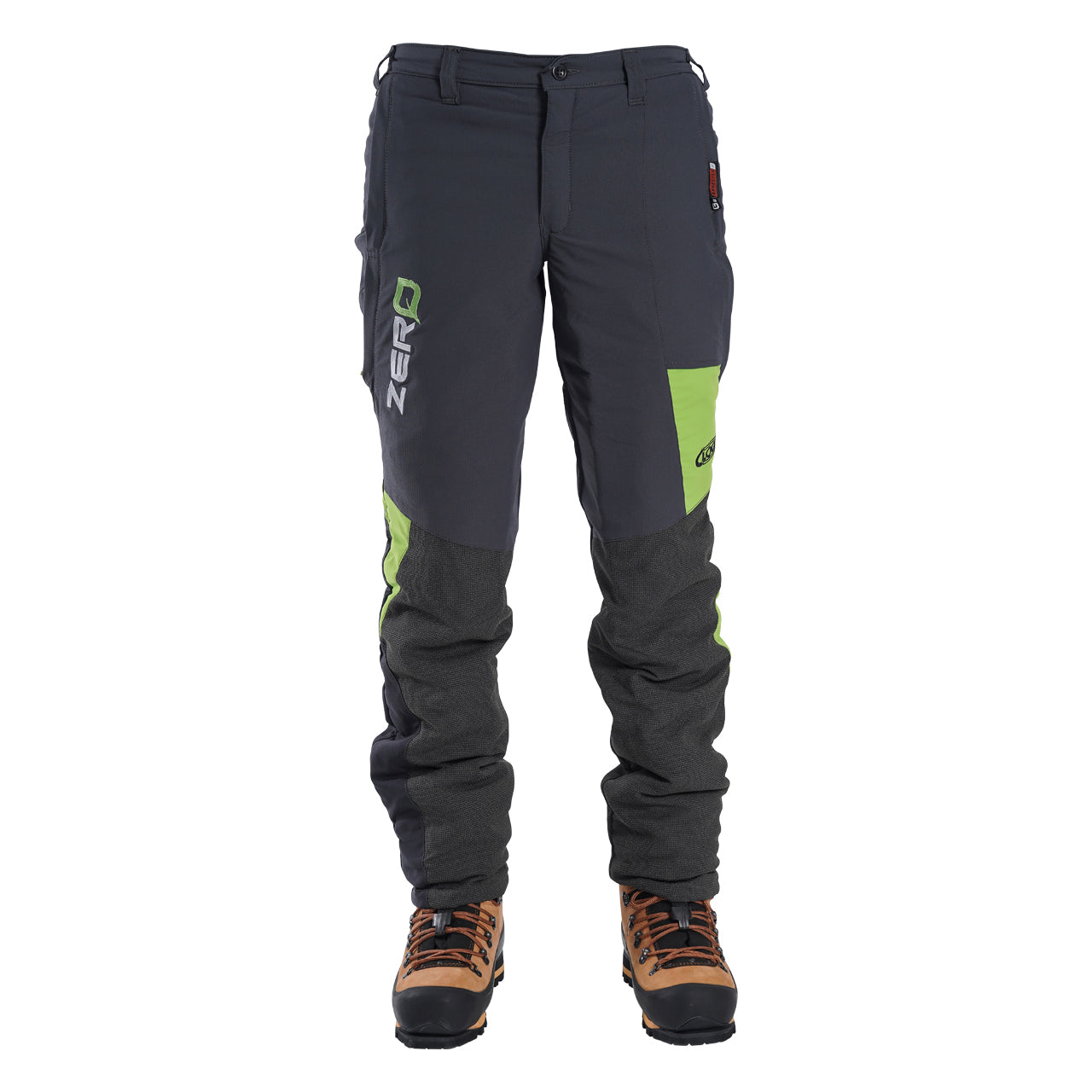 Clogger Zero Gen2 Light and Cool Men's Chainsaw Trousers - Grey/Green ...