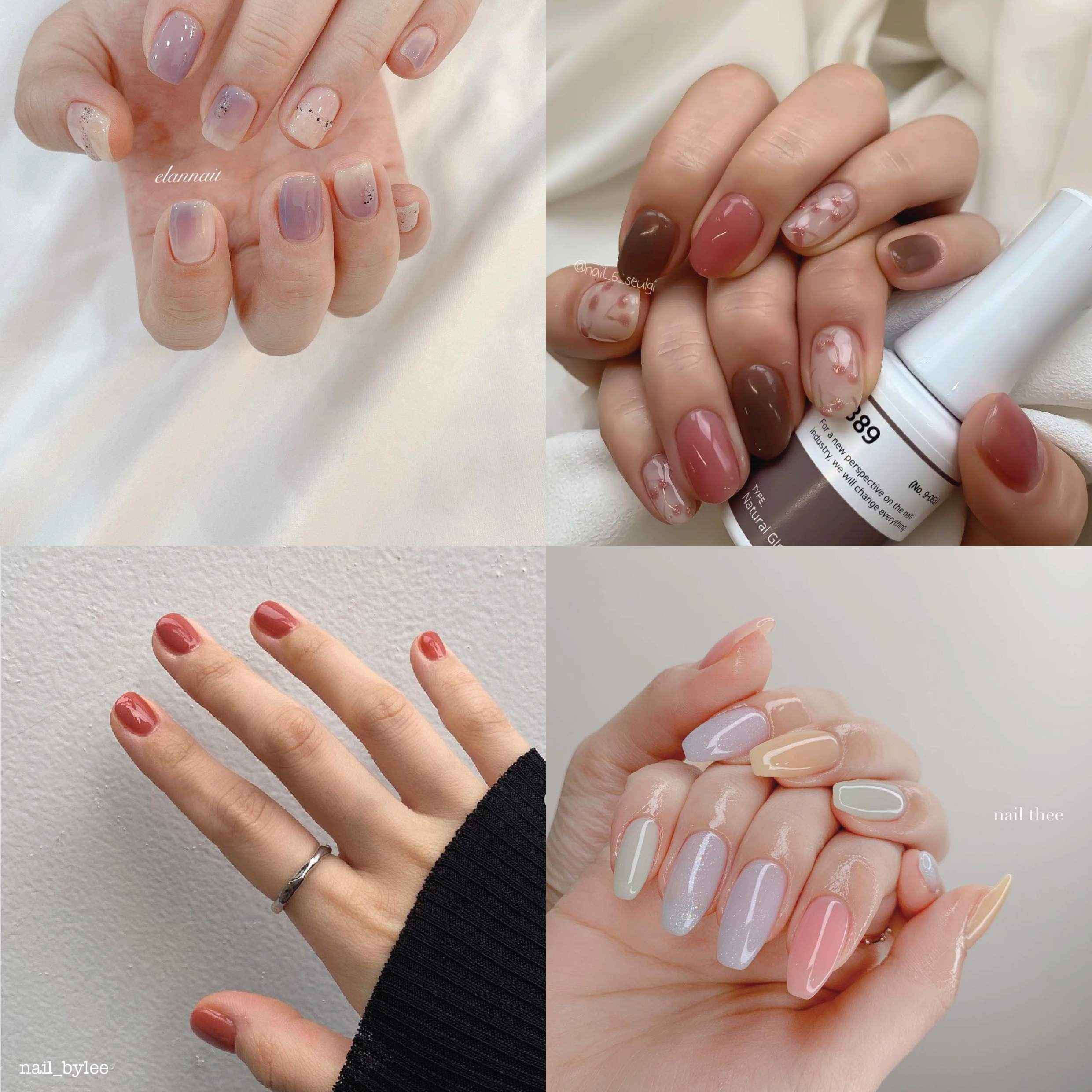 Does anyone know how to get this look? I've seen the style on Korean nail  art IG pages but there's no product list (or maybe there is but in Korean)  thank you! :
