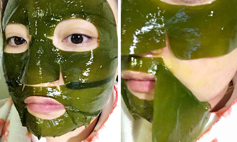 Whamisa organic sea kelp facial sheet mask