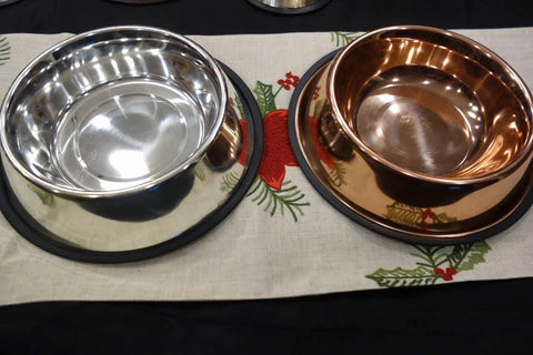 Silver Plated - No Tip (Food or Water) - CuBowl