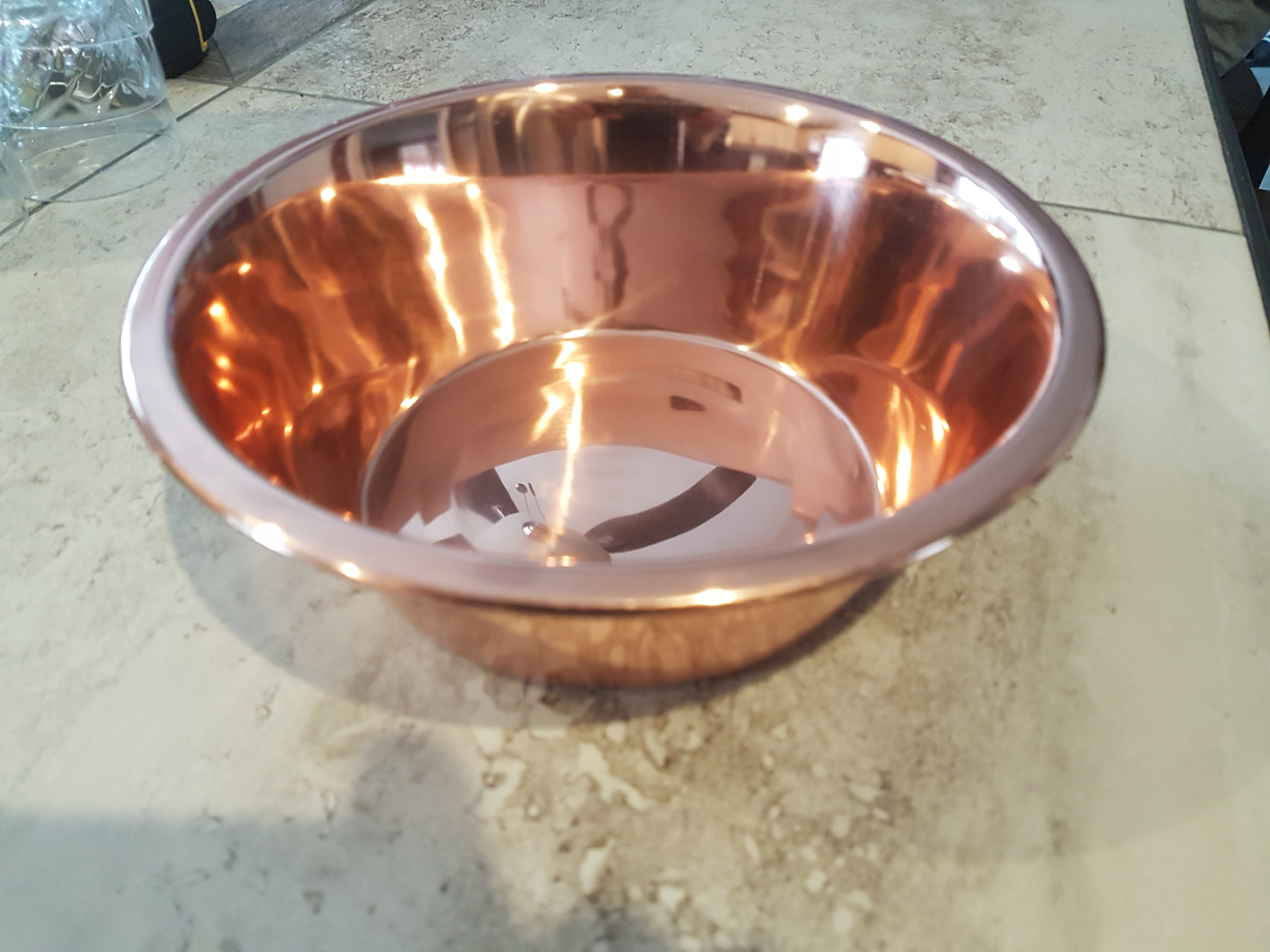 copper cat bowl