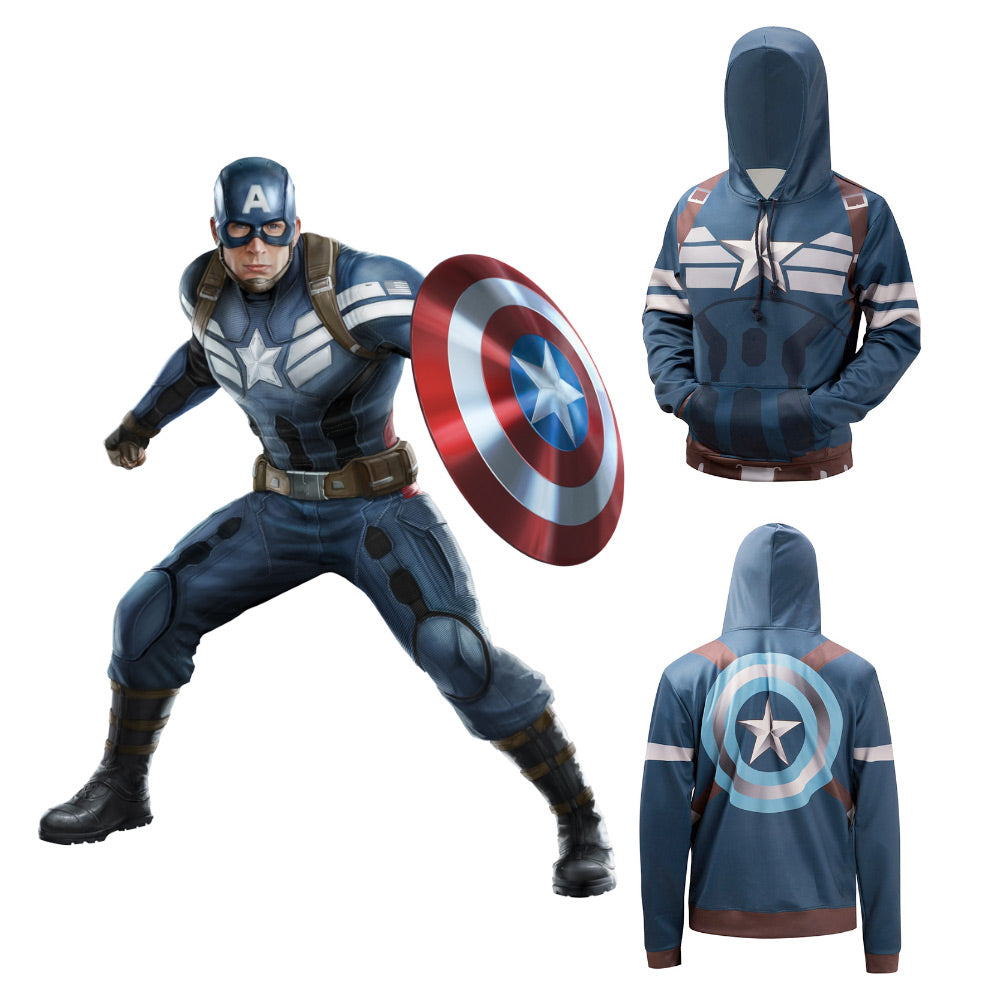 captain america winter soldier hoodie