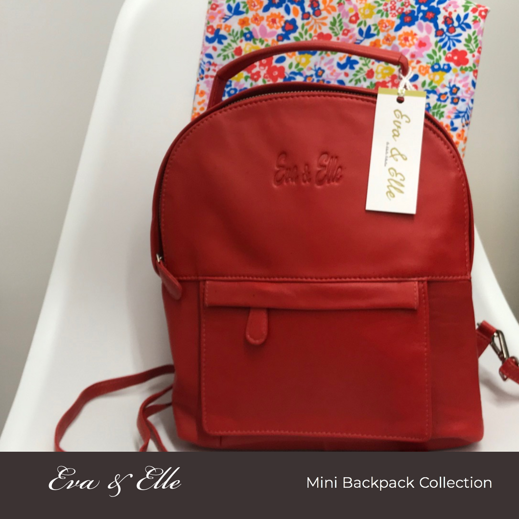 cherry mini backpack