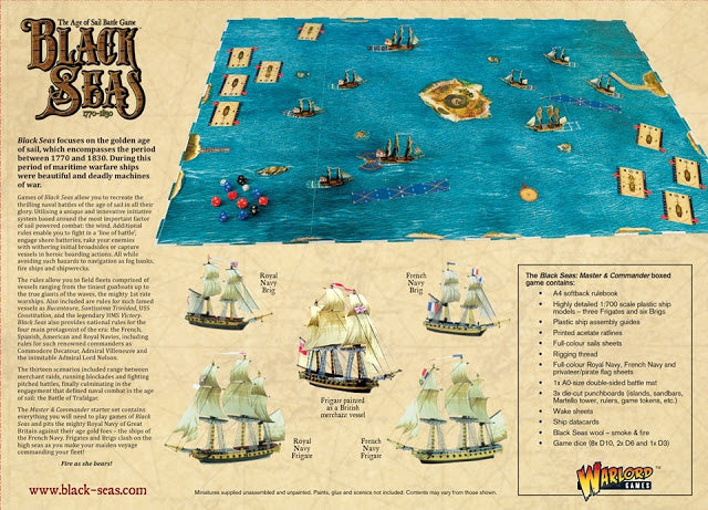 Black Seas Master & Commander Starter Set – Incom Gaming