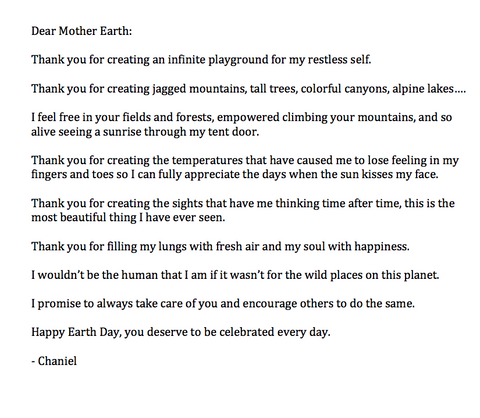 Poem to Mother Earth