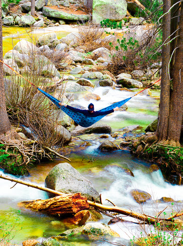 Hammocking at Sequoia National Park, California