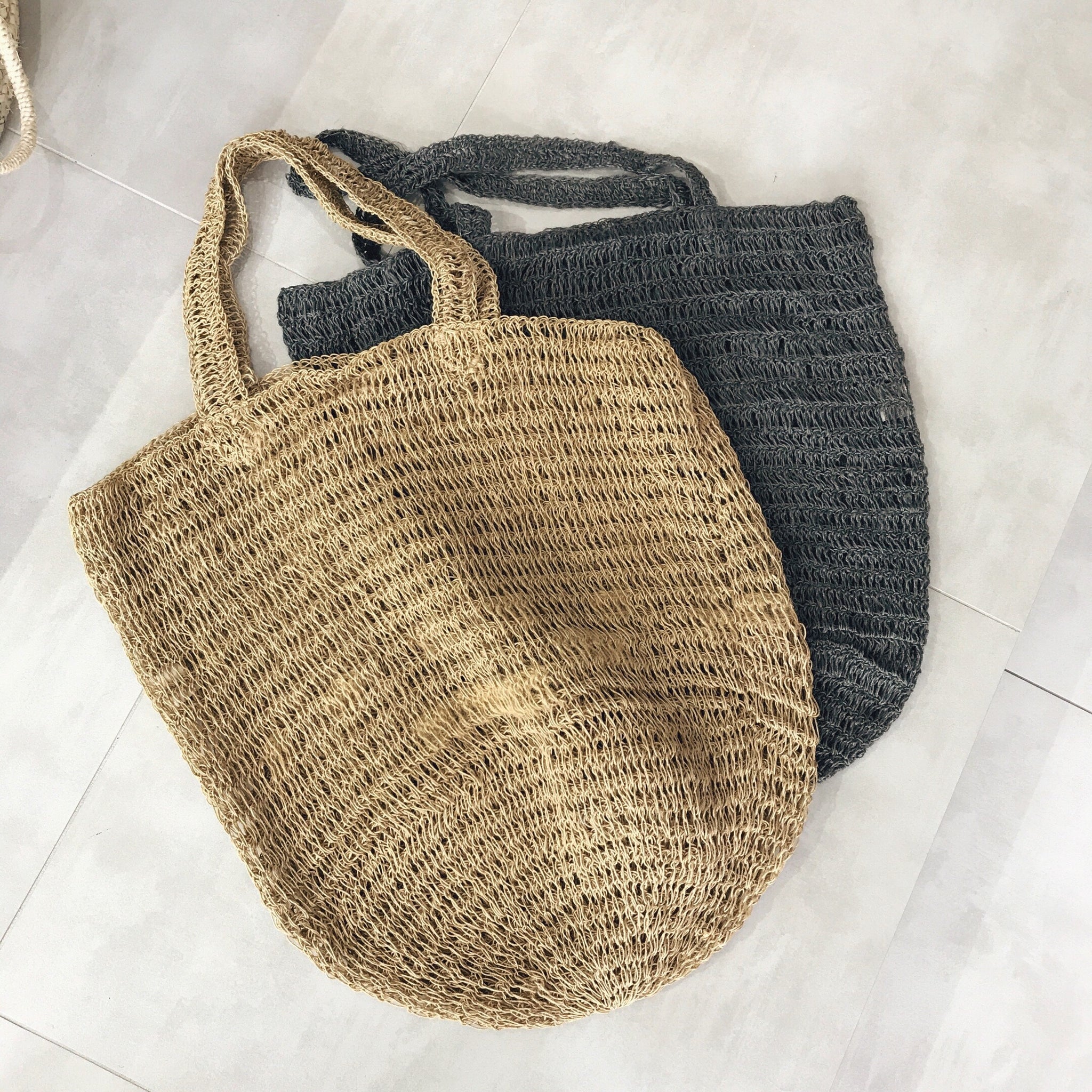 crochet jute bag