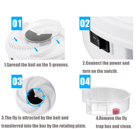 usb silent fly trap