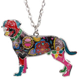 Awesome Rottweiler Multicolor Necklace