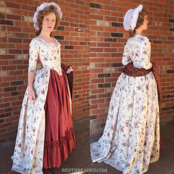 Colonial Dress, 18th Century Folk Dress Made to Order -  Canada