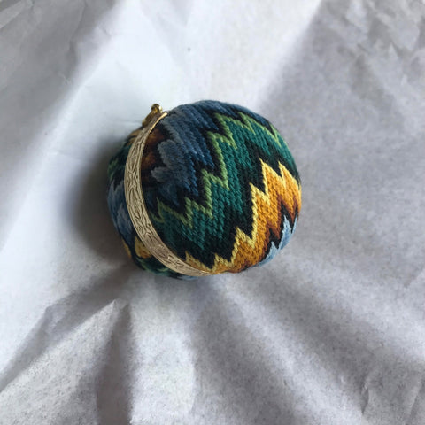 flame stitch pin ball