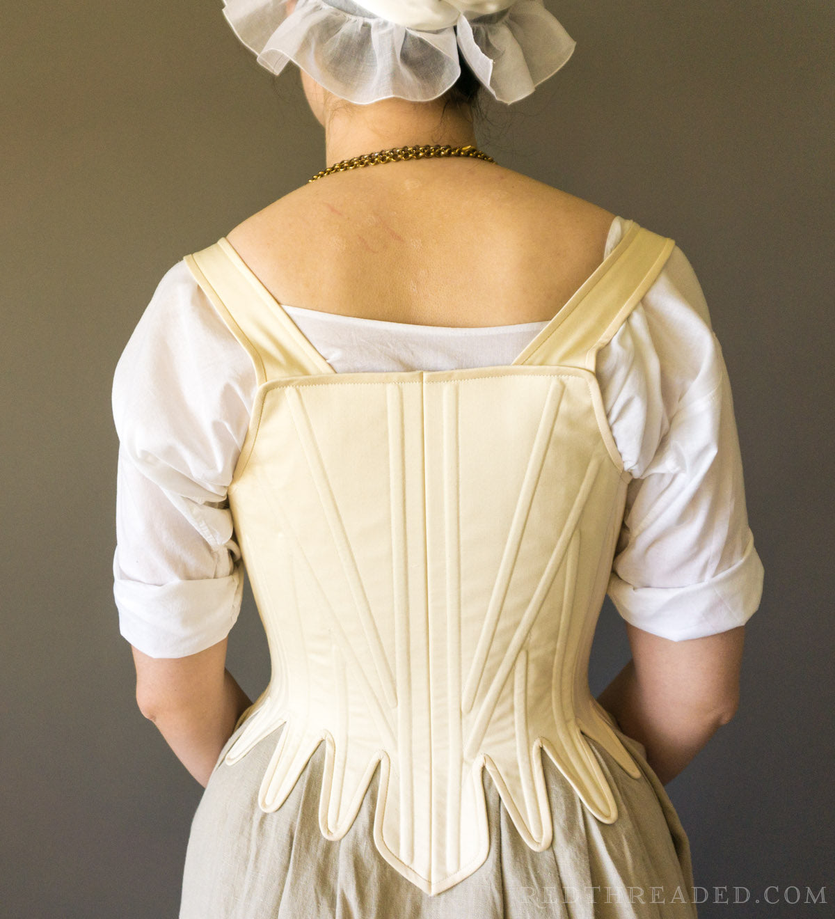 18th century stays with stomacher - Custom order Nemuro-Corsets