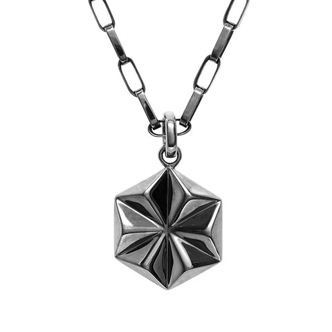 DELTA Unisex Star Necklace Black – MAYAYUEN JEWELLERY