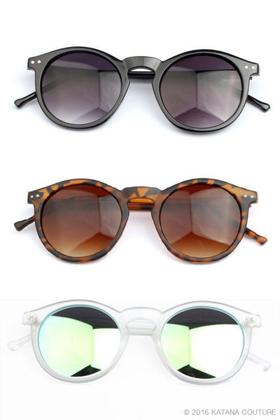 Rounded Cat Eye Sunglasses | Katana Couture