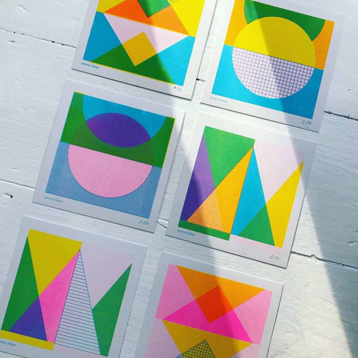 Mini Riso Print Set by Emma Fisher | MATERIAL – materialshop
