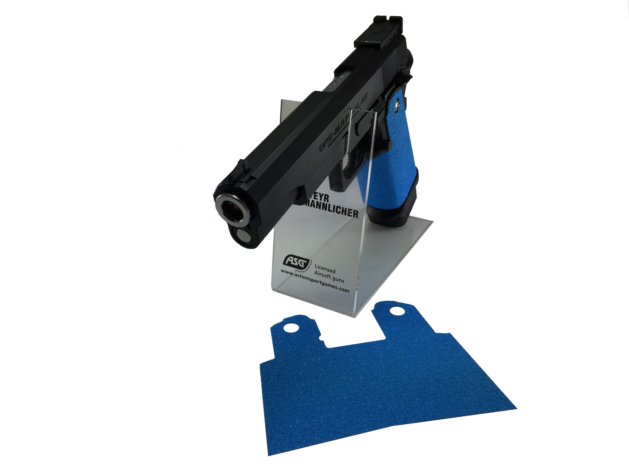 GBBCustom 5.1 Hi-Capa Shooter Ready Grip Tape (Nimbus Blue) For Gas Blowback Central