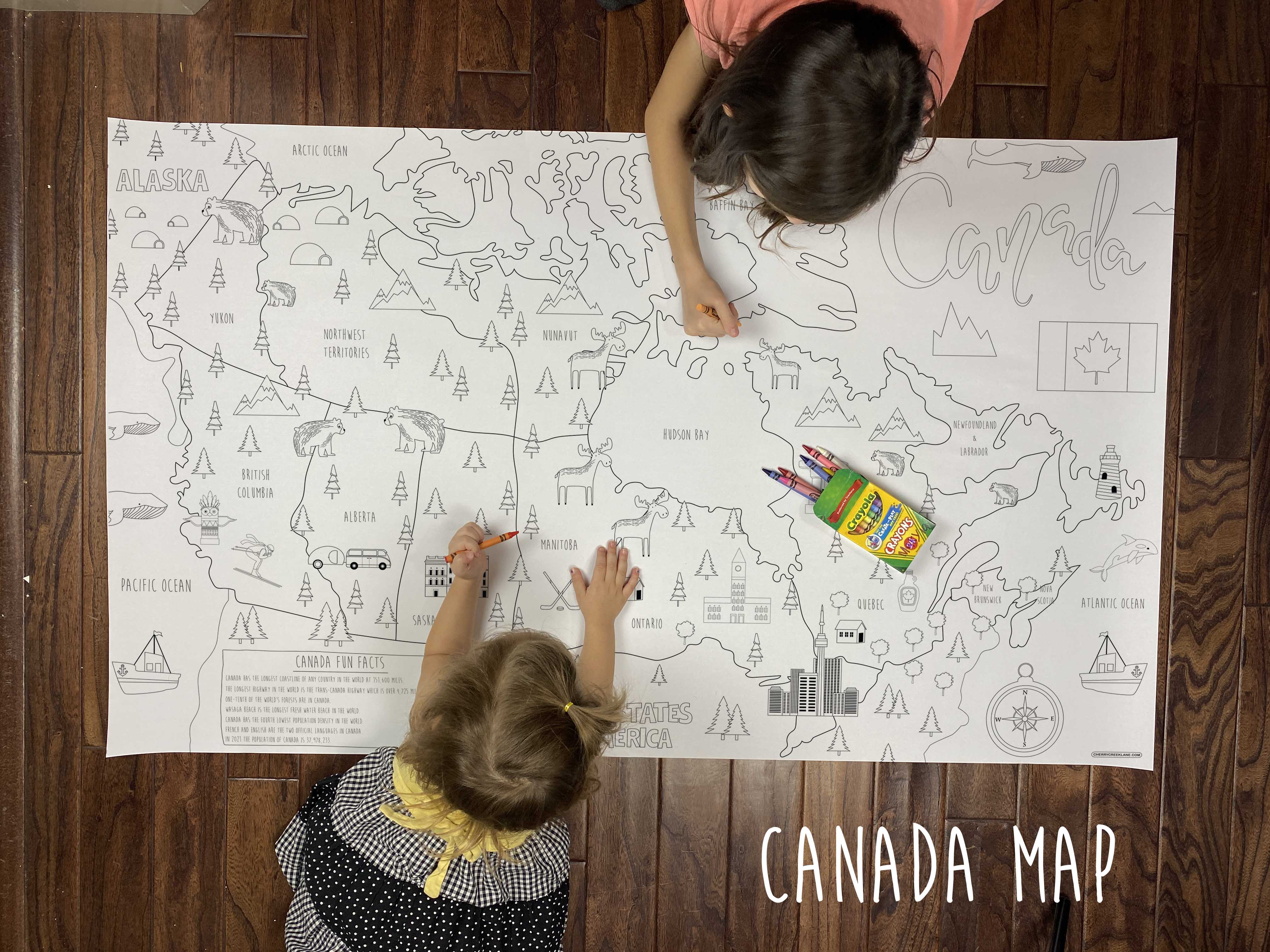 canada coloring page