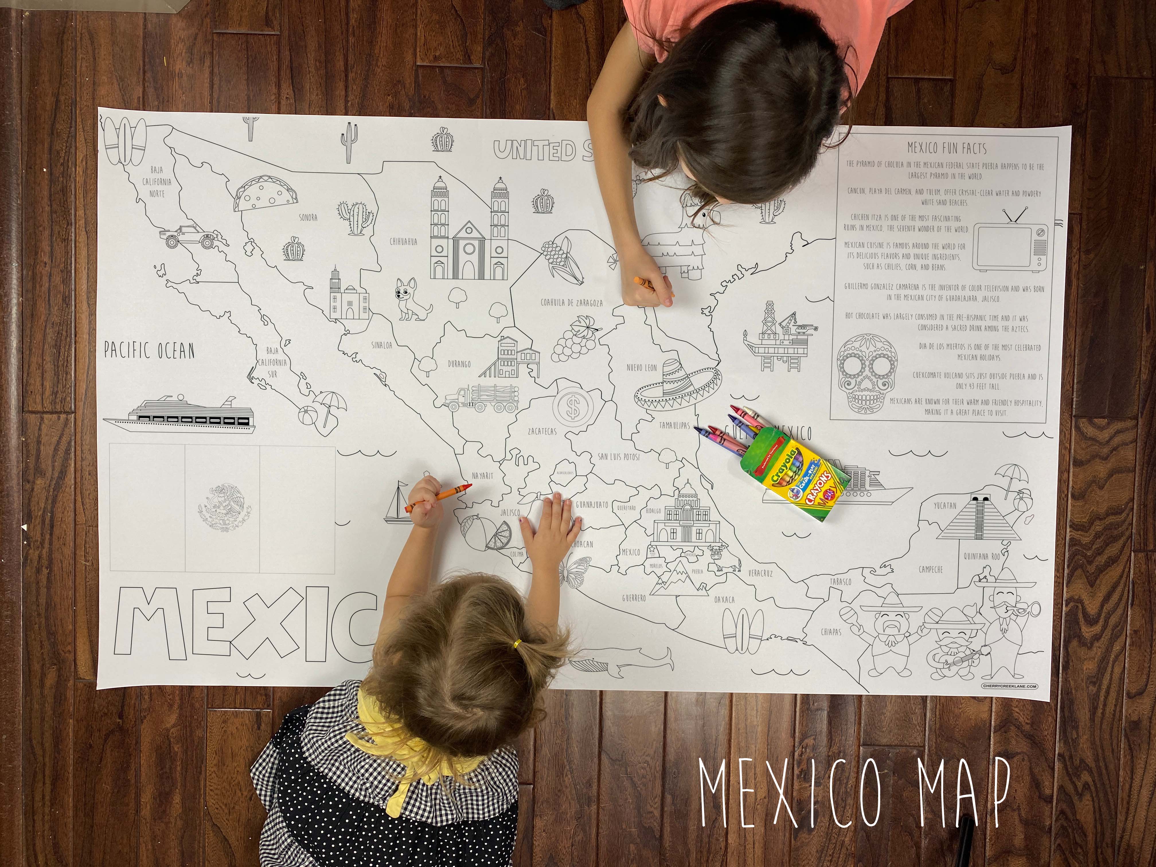 mexican coloring pages