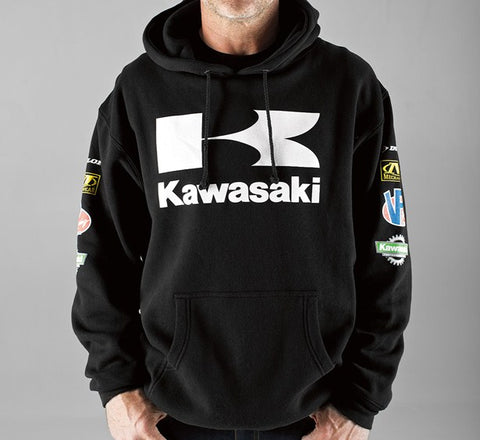 kawasaki hooded sweatshirt