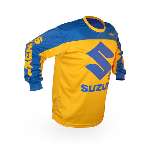 blue and yellow jersey
