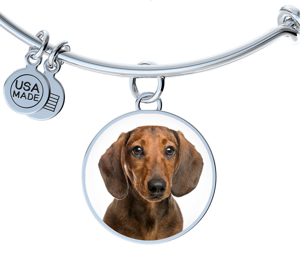 Dachshund Bangle Bracelet