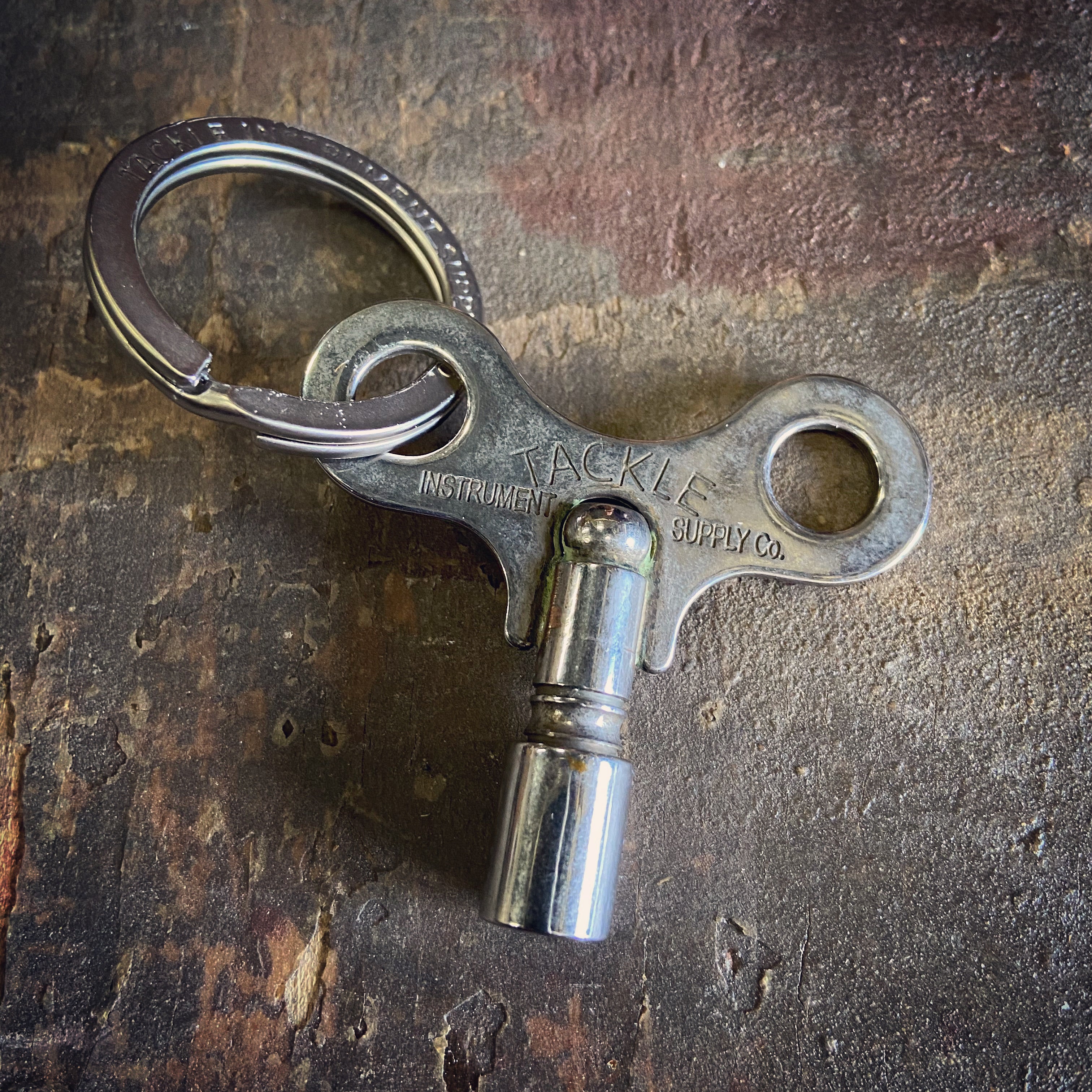 TACKLE Timekeepers Drum Key & split keyring
