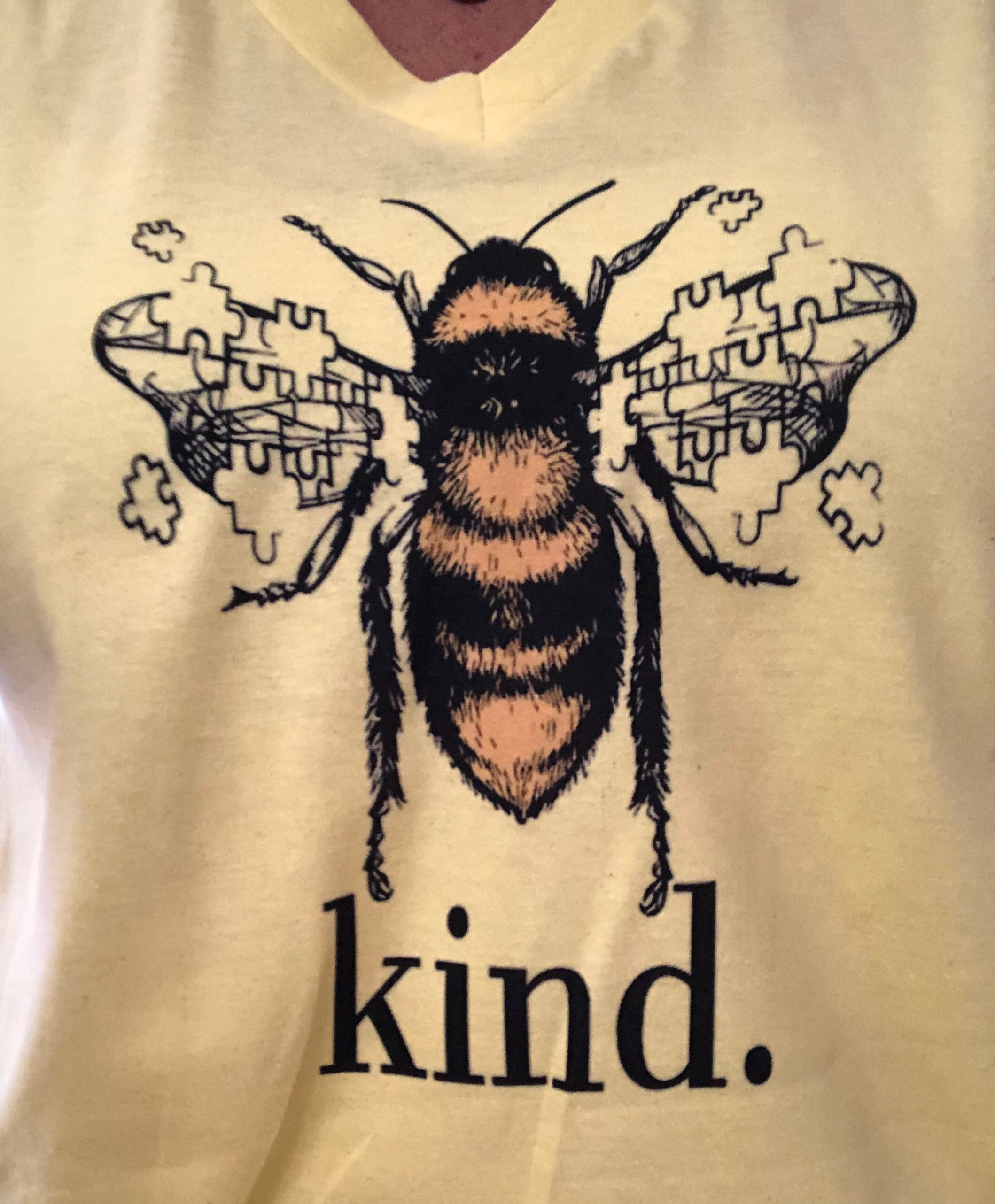 bee kind autism shirt