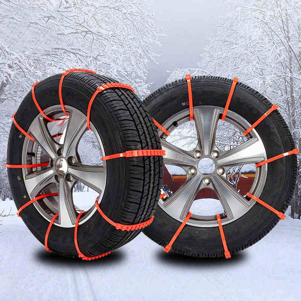Car Tire Anti-Slip Grip Tracks, Truck Winter Snow Chains, Mud Tire Recovery  Traction Mat, Wheel Chain Road Turnaround Track for Car, Truck, Sedan