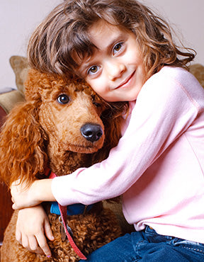 Poodle with Child