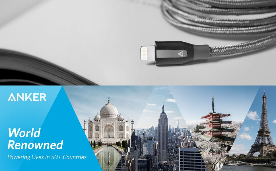 Anker Powerline+ Lightning 0.9m by TECHinno สายชาร์จ iPhone iPad ไอโฟน