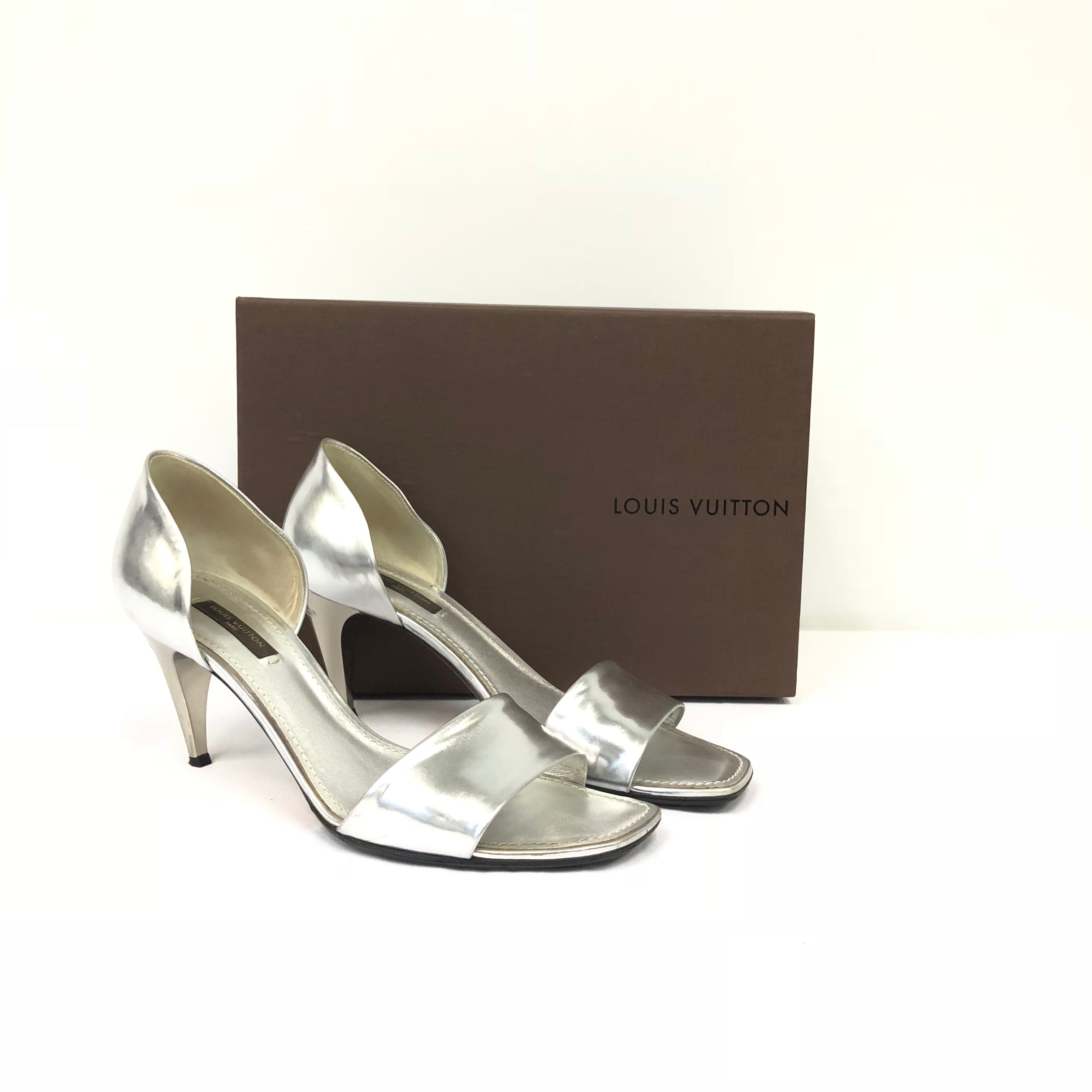 Louis Vuitton Silver Heels – D2D Destiny