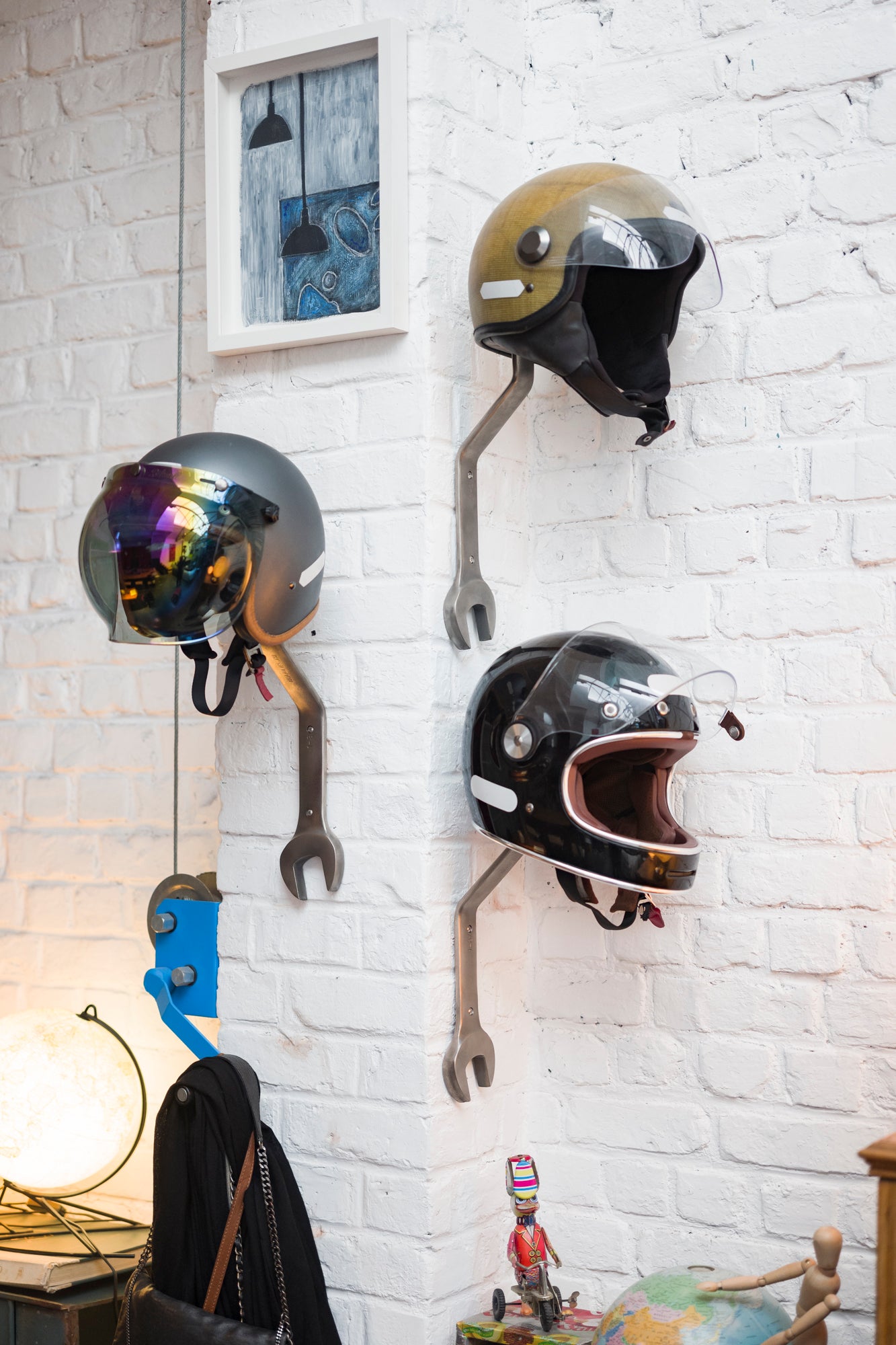 Motorcycle Helmet Storage |Display |Rack – Those Once Loyal