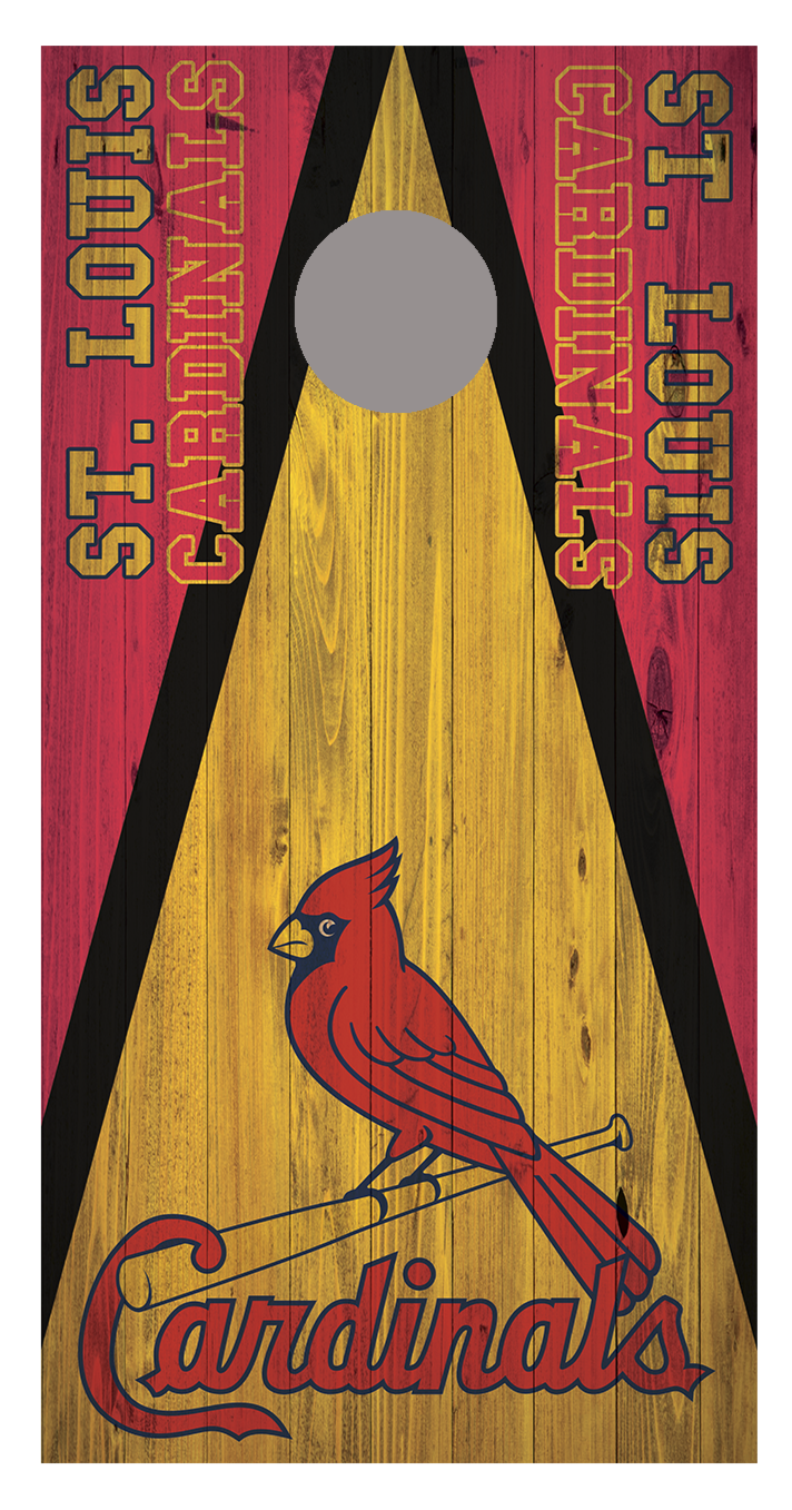 St. Louise Cardinals cornhole boards  Cornhole designs, Cornhole boards  designs, Scrap wood crafts