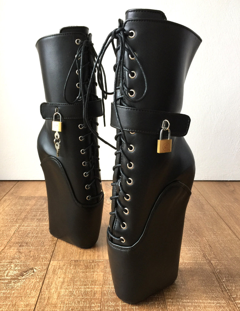 goth wedge boots