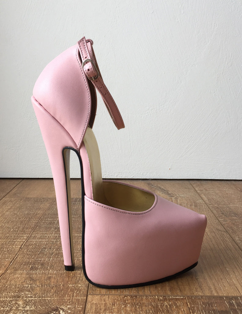 soft pink heels