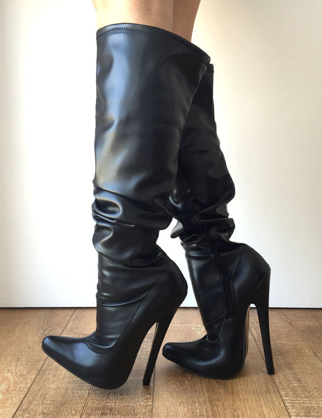 RTBU PIRATE 18cm Stiletto Slouch Gathered Over Knee Hi Boots Customize ...