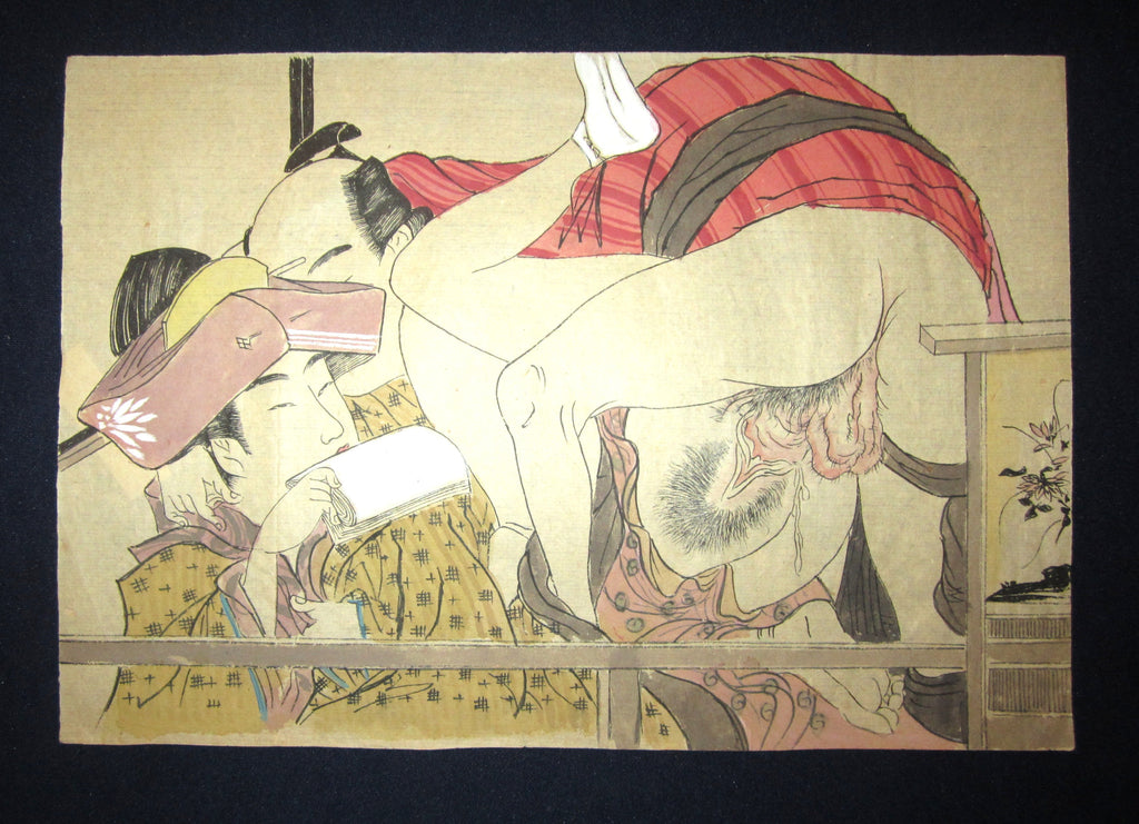 Erotic ukiyoe art