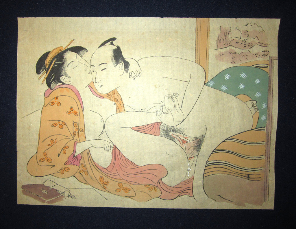 Erotic ukiyoe art