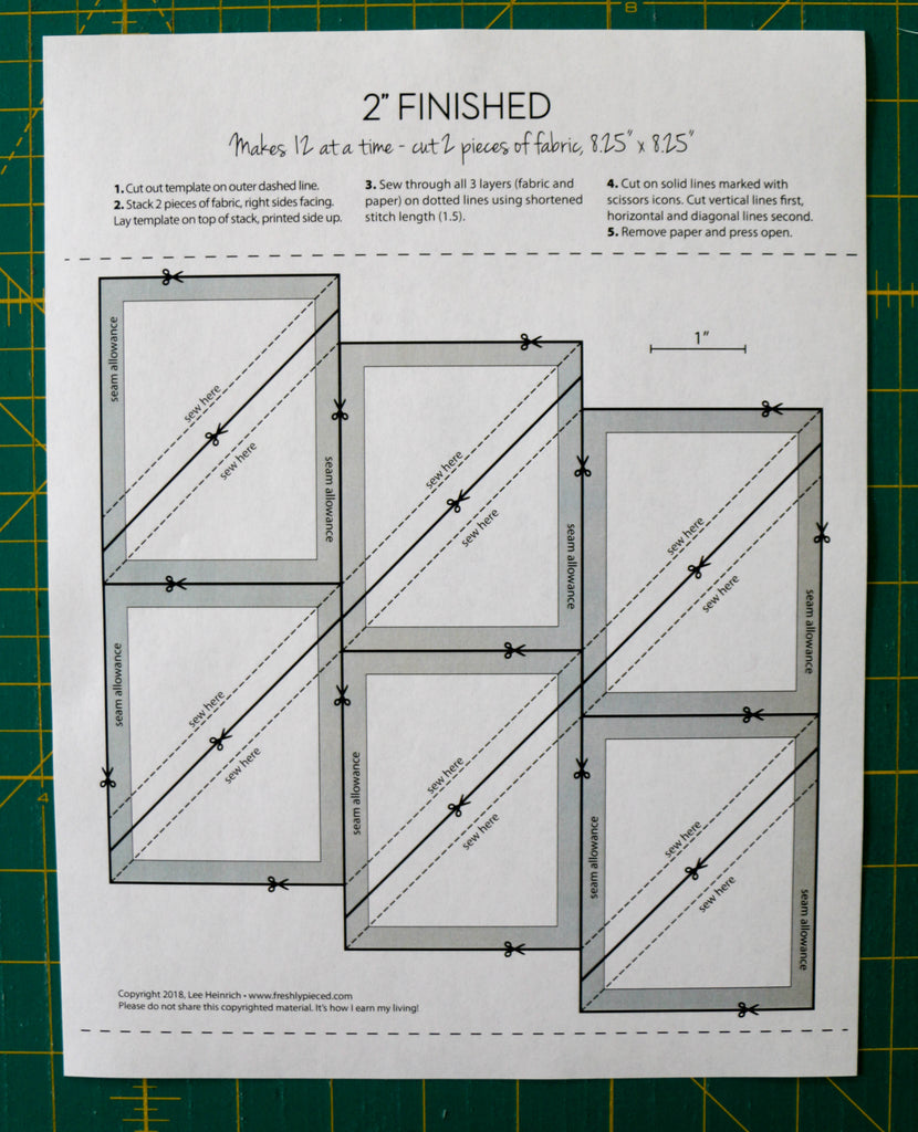 Perfect Hsts Half Square Triangle Templates Lee Heinrich Modern Quilt Patterns 3150