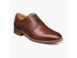 Florsheim Uptown Cap Toe Oxford in Cognac - Rainwater's