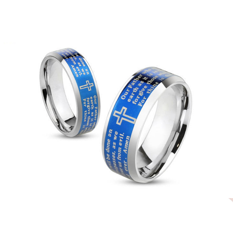 Thin Blue Line Wedding Rings