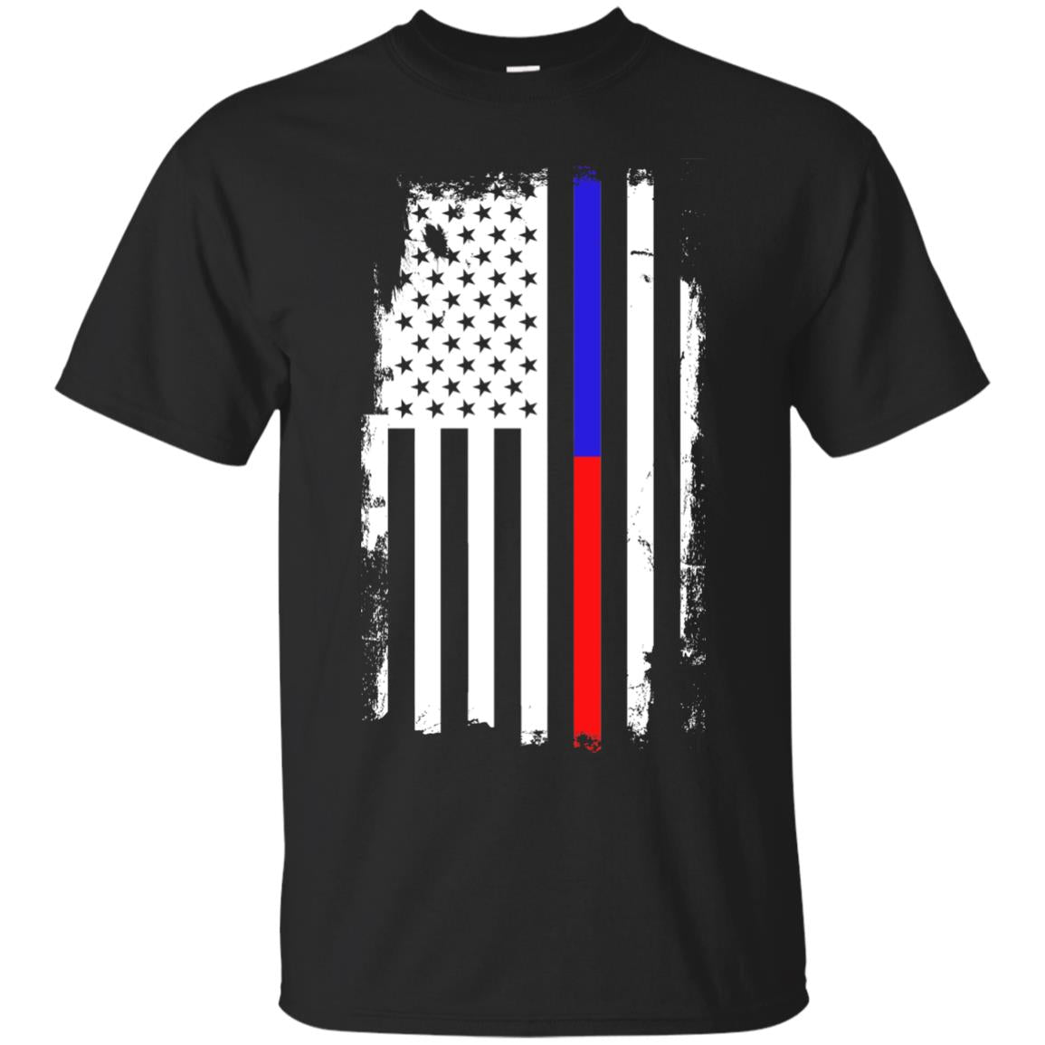 blue line flag t shirt