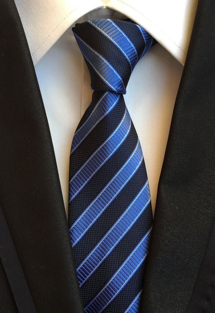 Formal Thin Blue Line Striped Tie – Thin Blue Line Shop