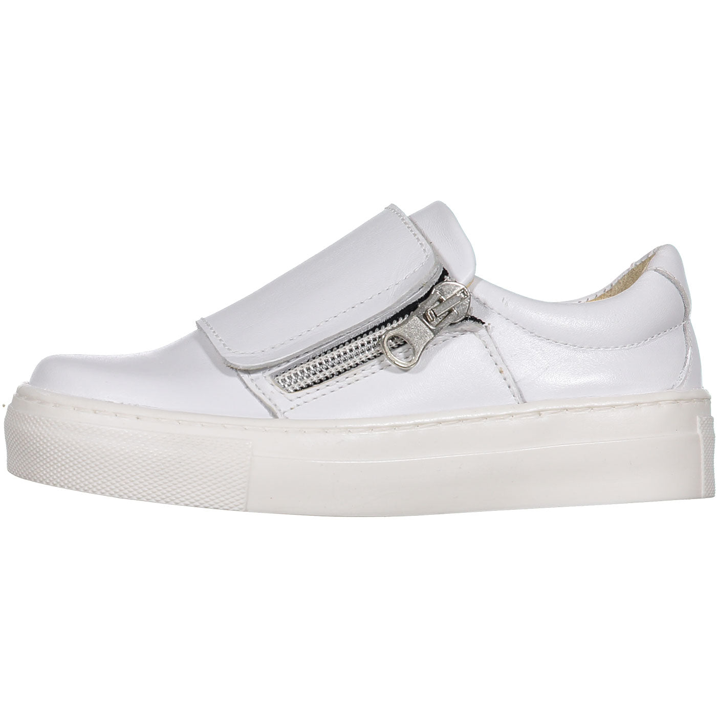 white velcro strap sneakers