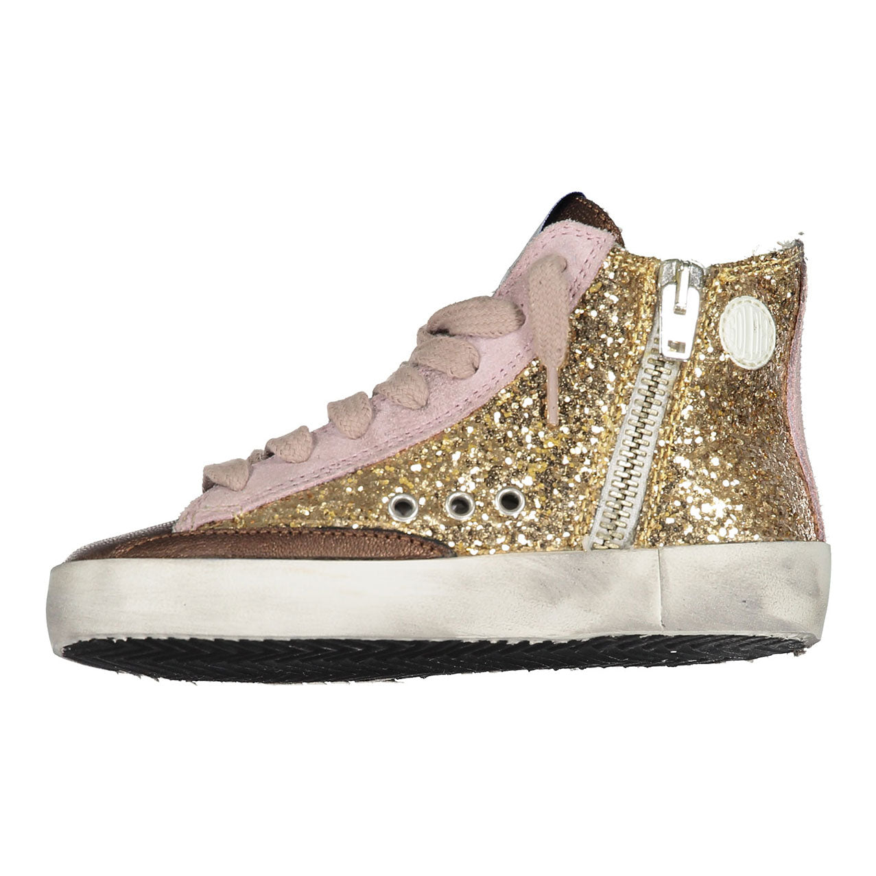 golden goose glitter high tops